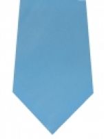 Einfarbige Krawatte, hellblau