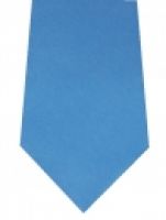 Einfarbige Krawatte, mittelblau