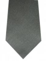 Einfarbige Krawatte, shantung anthrazit