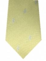 Krawatte vNotenschlüssel gelb