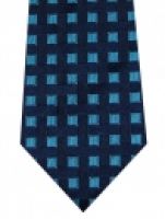 Modische Krawatte aus Kunstseide, karo geflecht