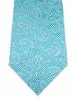 Modische Krawatte aus reiner Seide, türkis