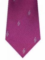 Krawatte vNotenschlüssel beeren