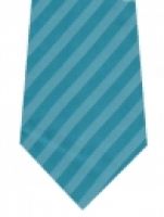 Satinstreifen einfarbig aqua-türkis