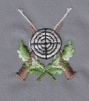 Schützenscheibe Halbkranz